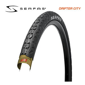 SERFAS T[t@X TIRE ^C DRIFTER CITY ht^[VeB 26×2.0(1{) ubN(729030)