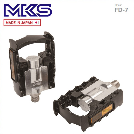 MKS FD-7 BK 三ヶ島 ペダル 品質が完璧 注目のブランド PDL17900 4560369001866 ブラック 左右ペア