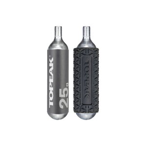 TOPEAK gs[N 25G THREADED CO2 CARTRIDGE 25g lWt CO2 J[gbW 2{Zbg(YPP20100) (4712511840629)