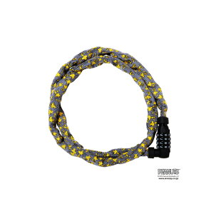 ROSSI ロッシ PEANUTS CHAIN LOCK DIAL TYPE ピーナッツ チェーンロック ダイヤルタイプ 4x1200mm ウッドストック/グレー ロック(4589985571454)