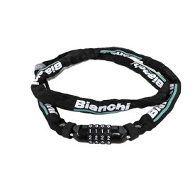 (即納)(メール便対応商品)BIANCHI ビアンキ CHAIN LOCK チェーンロック 1200mm 鍵 ダイヤル式