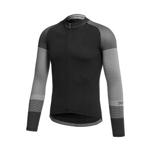 DOTOUT ドットアウト 100148 Block Long Sleeve Jersey ブロック ロングスリーブ ジャージ 908 black-grey ブラック-グレー 長袖 メンズウェア