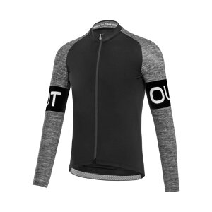 DOTOUT hbgAEg 100148 Block Long Sleeve Jersey ubN OX[u W[W 985 black-dark grey ubN-_[NOC  YEFA