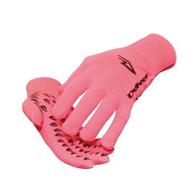 (メール便対応商品)DEFEET デフィート GLOVE ET TOUCH グローブ ETタッチ D-Logo ハイビズピンク 滑り止めグリップ付き グローブ