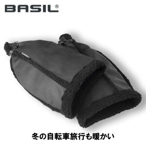 BASIL �o�W�� HANDWARMERS BICYCLE MITTENS �n���h�E�H�[�}�[ �~�g�� �u���b�N �n���h���p(153420)(8715019502750)
