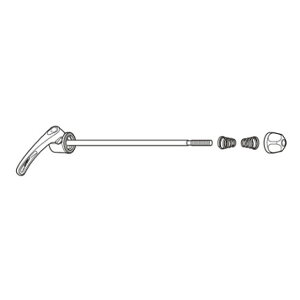 (���[)(���[���֑Ή����i)SHIMANO �V�}�m QUICK RELEASE LEVER REAR �N�C�b�N�����[�X���o�[ ���A�p FH-T670 �N�C�b�N�g 173mm(Y3TV98040)(4524667940708)