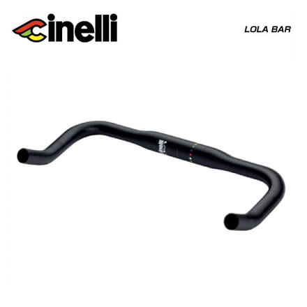 cinelli チネリ HANDLEBAR ブルホーンバー LOLA BAR ローラハンドル Φ31.8mm ブラック(603031-001318)  | 自転車館びーくる