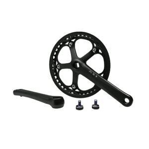 BROMPTON �u�����v�g�� CRANKSET - SPIDER TYPE COMPLETE INCL LH+RH BLACK �N�����N�Z�b�g �X�p�C�_�[�^�C�v �R���v���[�g �u���b�N