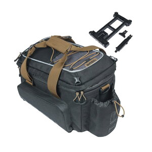 BASIL バジル MILES TRUNKBAG XL PRO MIK マイルズ トランクバッグ XLプロ MIKシステム 9-36L ブラック/スレート (012507)(8715019183003) バッグ