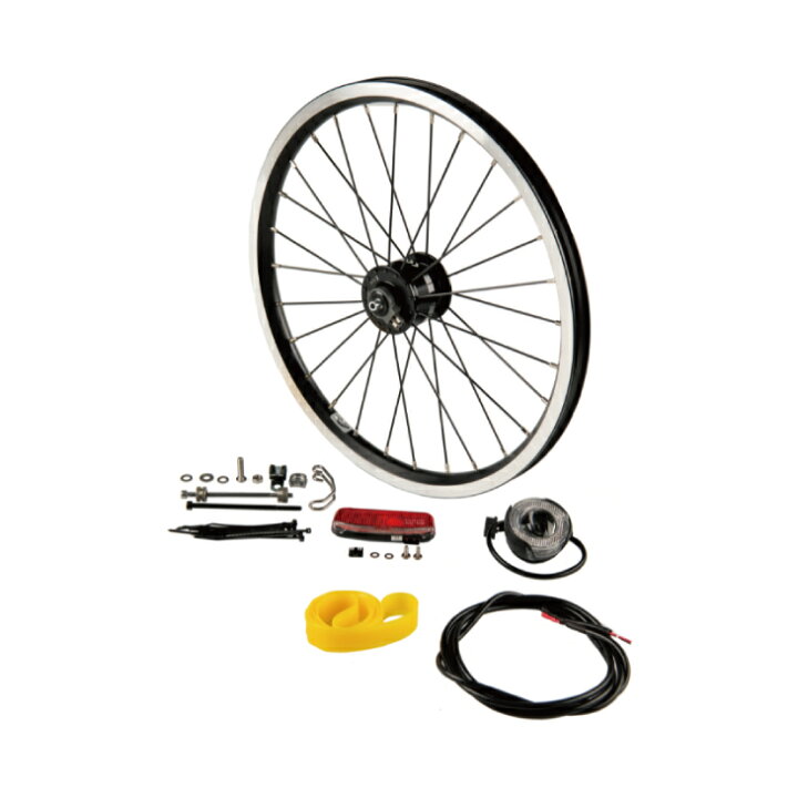 楽天市場】BROMPTON ブロンプトン HUB DYNAMO SET - SV8 BLACK ハブ 