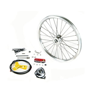 BROMPTON uvg HUB DYNAMO SET:FRONT WHEEL, CABLES, FITTINGS, FRONT+REAR LAMP-(SV8)nu_Ci Zbg SV8 Vo[(Q101417)(5053099020430)