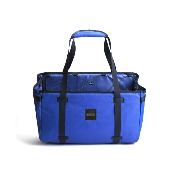 BROMPTON ブロンプトン BASKET BAG LARGE + FRAME Blue バスケットバッグ ラージ +フレーム ブルー (Q104134)(5053099271108)