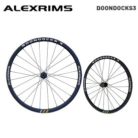 ALEXRIMS アレックスリム DISC ROAD チューブレスレディホイール BOONDOCKS3 (シマノ・スラム 8-9-10-11S) 前後セット(820506)