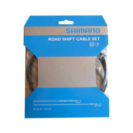 (即納)(メール便対応商品) SHIMANO シマノROAD SHIFT CABLE SETロード用 Steel シフトケーブルセット(ブラック)(Y60098501)(4524667605027)