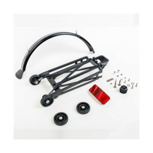 ([)BROMPTON uvg Rack set 4 rollers mudguard 6mm Black ALA AbN D悯 ubN (QRACKA-BK)(5053099003129)
