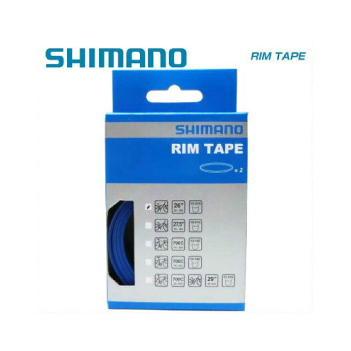 市場 シマノ サイクル 700C×18MM SHIMANO リムテープ