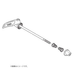 ([֑Ήi)SHIMANO V}m QUICK RELEASE LEVER NCbN[X o[ tgp WH-9000V[Y(Y28E98010)(4524667943747)