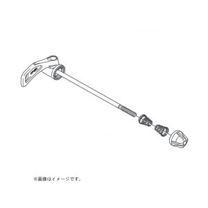 (メール便対応商品)SHIMANO シマノ QUICK RELEASE LEVER クイックリリース レバー リア用 ブラック WH-R501/R501-A/R501-30
