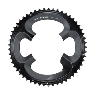 (メール便対応商品)SHIMANO シマノ CHAINRING 53T FC-R7000用 ブラック(Y1WV98050)(4550170468064)チェーンリング