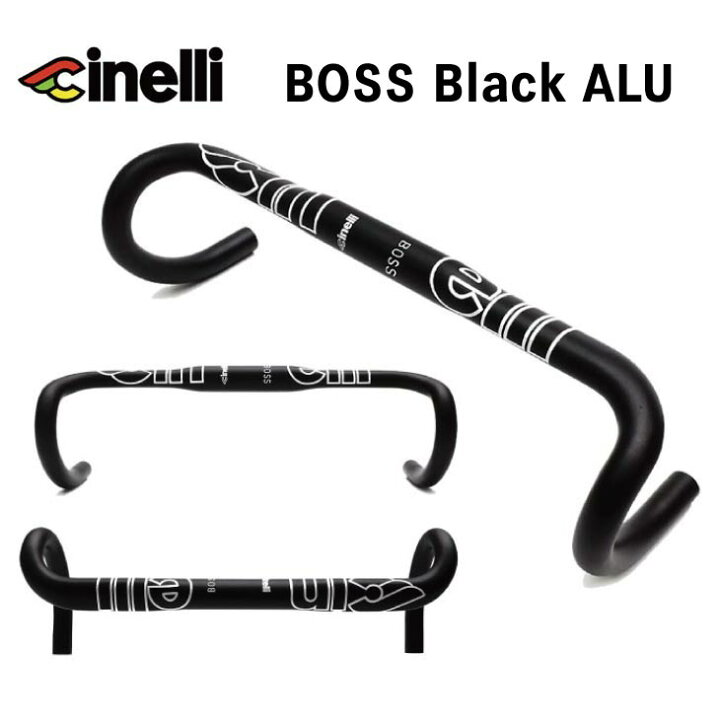 楽天市場】cinelli チネリ BOSS ボス Black ブラック Alu Handlebar 