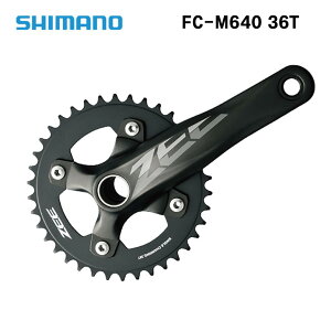 SHIMANO V}m ZEE MTB NNZbg FC-M640 36T 10S 165mm/170mm/175mm (SM-BB52t)