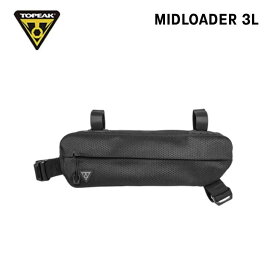 (即納)TOPEAK トピーク MidLoader 3L ミッドローダー3L ブラック フレームバッグ バイク パッキング (BAG39900)(4710069680148)