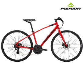 2025 MERIDA メリダ CROSSWAY 300-D クロスウェイ 300D レッド(ブラック)【ER47】クロスバイク