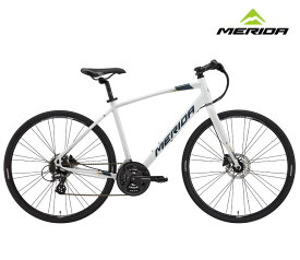 2025 MERIDA メリダ CROSSWAY 300-D クロスウェイ 300D ホワイト(ダークシルバー/ゴールド)【EW44】クロスバイク