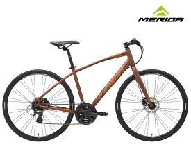 2025 MERIDA メリダ CROSSWAY 300-D クロスウェイ 300D マットメタルブロンズ(カッパー)【EX13】クロスバイク