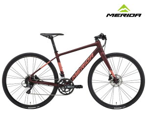 (選べる特典付)2025 MERIDA メリダ GRAN SPEED 200-D グランスピード 200D マットバーガンディレッド(シルバーレッド)【ER53】クロスバイク