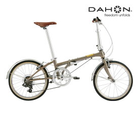 2024 DAHON ダホン BOARDWALK D7 ボードウォークD7 アンティークブラス 7段変速 折り畳み自転車