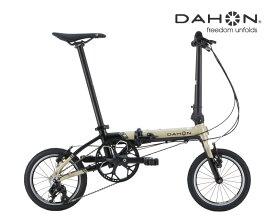 DAHON ダホン K3 シャンパン×ブラック 2024年 14インチ径 折り畳み