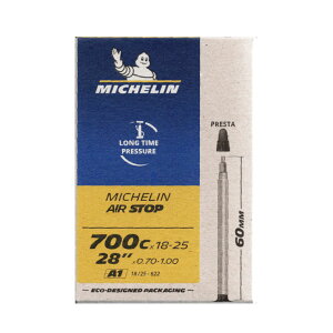 ([)MICHELIN ~V AIR STOP GA[Xgbv 60mm 700×18-25C(A1)(3528707748614)TUBE `[u