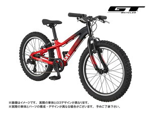 (選べる特典付) GT ジーティー STOMPER HT PRIME 20 ストンパーHTプライム20 レッド 6段変速 20インチ ジュニアバイク(推奨身長:122-135cm)