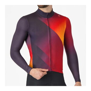 ([)CASTELLI JXe AMPLIFY THERMAL JERSEY Avt@CT[} W[W DARK NIGHT SHADE/RED VIVID ORA(^ԁF4525512)W[W Y EFA