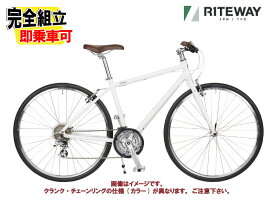 (特典付き!)RITEWAY ライトウェイ SHEPHERD CITY シェファードシティ グロスホワイト 24段変速 クロスバイク