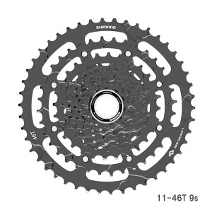 SHIMANO V}m CS-LG400-9 11-46T 9s LINKGLIDE JZbgXvPbg(ECSLG4009146)(4550170237981)