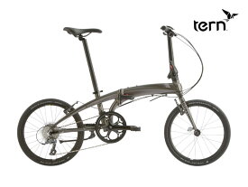 (選べる特典付)2024 TERN ターン VERGE N8 ヴァージュ N8 サテンガンメタル/シルバー 8段変速 折り畳み自転車