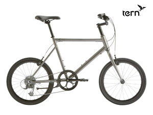 (選べる特典付) TERN ターン CREST クレスト マットガンメタル 8段変速 ミニベロ 小径車