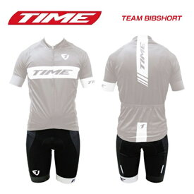 TIME タイム WEAR ウェア TEAM BIBSHORT チームビブショーツ ブラックホワイト