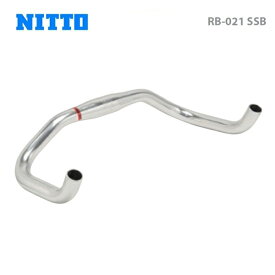 (メーカー在庫限り)NITTO 日東 ロード アルミハンドルバー RB-021 SSB 31.8mm シルバー