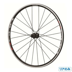 (即納)SHIMANO シマノ WH-R501 REAR ブラック リアのみ 8/9/10S対応 クリンチャー 700C ロードホイール (EWHR501RCBYL)(4524667587545)