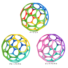 ”オーボール【キッズエンターテイメント】Oball ベビー玩具 ベビーグッズ おもちゃ がらがら 赤ちゃんが握りやすい穴あきボール