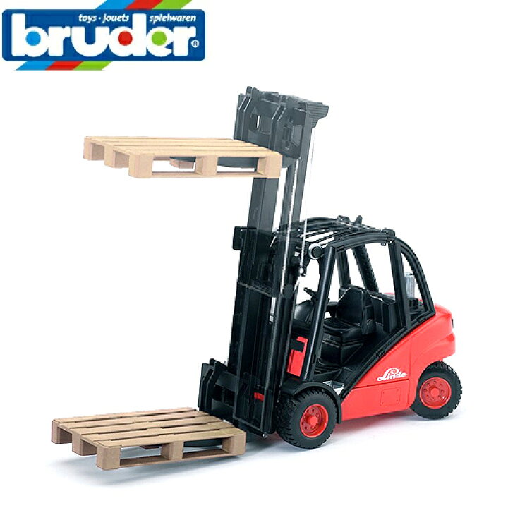 楽天市場 安心の正規品 ブルーダー Linde フォークリフト H30d ｂruder はたらく車 リフト ドイツ製 チャイルド ヴィーイクルズ