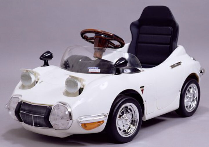 楽天市場】[電動] トヨタ 2000GT バッテリーカー ホワイト TGT-B 