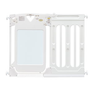 スマートゲイト プレミアム クリア+ワイドパネルMセット【取り付け幅115〜139cm対応】【送料無料※北海道・沖縄は除く】【日本育児】ベビーゲイト ゲート 柵 ペット