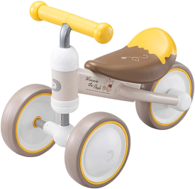 包装OK♪ディーバイクミニ ワイド プー（D-Bike mini wide Pooh） ディズニー【アイデス】10ヶ月から ミニ 足けり 乗用玩具 三輪車 ギフト プレゼント 乗り物