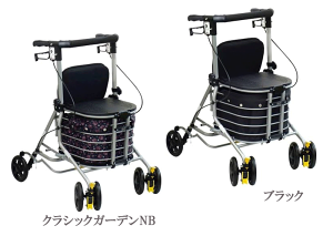 島製作所 歩行車 シンフォニーバスケットSP ブラック色