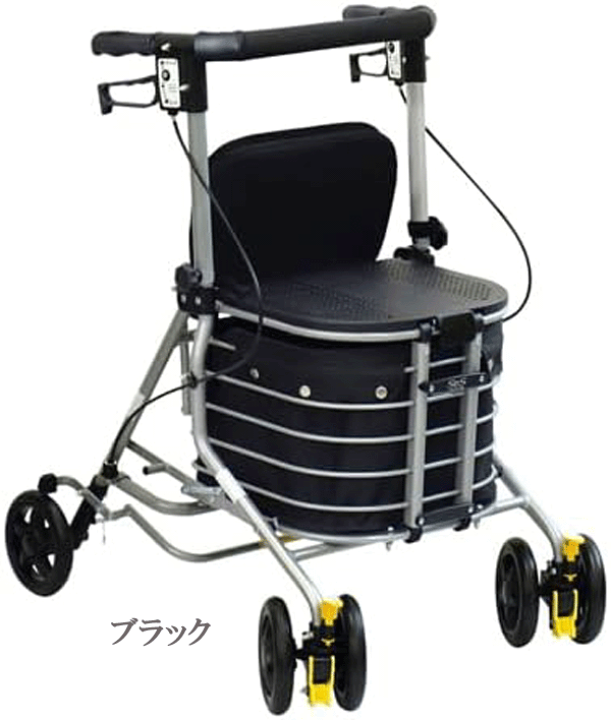シンフォニーバスケット / ブラック 島製作所 シルバーカー 楽天市場】シンフォニー バスケットSP【島製作所】シルバーカー