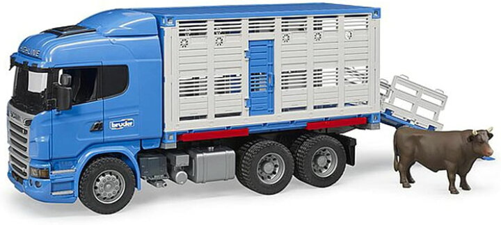 楽天市場】♪【安心の正規品】 ブルーダー 03549 SCANIA 牛運搬 